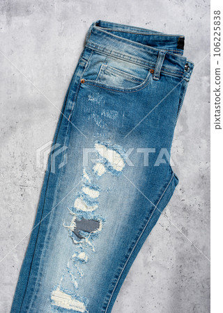 torn on blue jeans torn on blue jeans 106225838