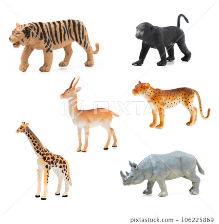 group of jungle animals toy group of jungle animals toy 106225869