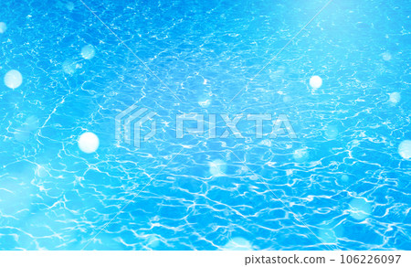 清澈的藍色水 106226097