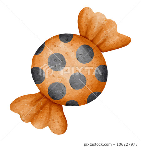 Halloween Illustration Set. realistic watercolor style painting. 106227975