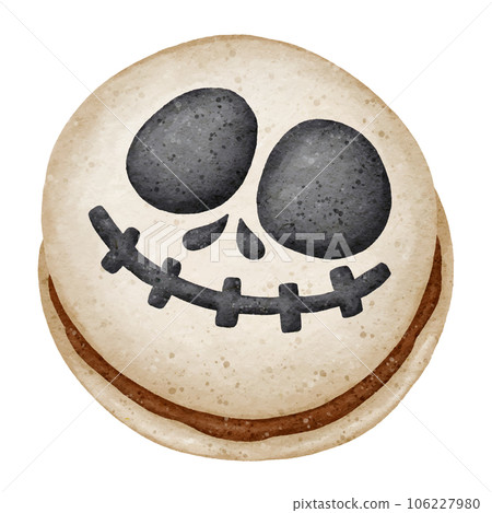 Halloween Illustration Set. realistic watercolor style painting. 106227980