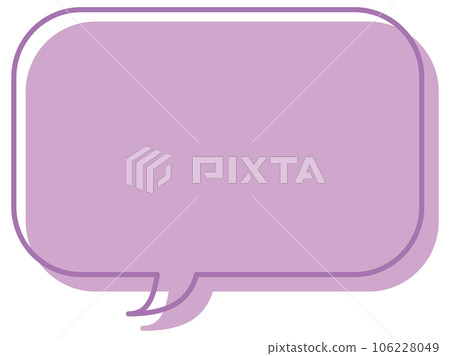 語音氣泡圖21【線條交錯畫（紫色）】 106228049