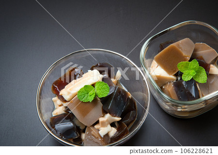 Photogenic coffee, cafe au lait, and milk jelly flavors that you can enjoy with your eyes 106228621