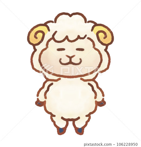 Standing pose_sheep_01 Standing pose_sheep_01 106228950