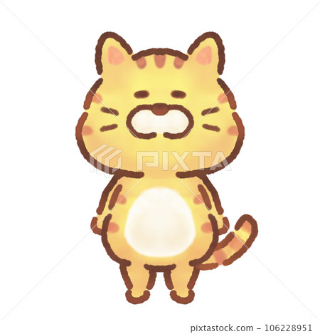 站立姿勢_cat_01 106228951
