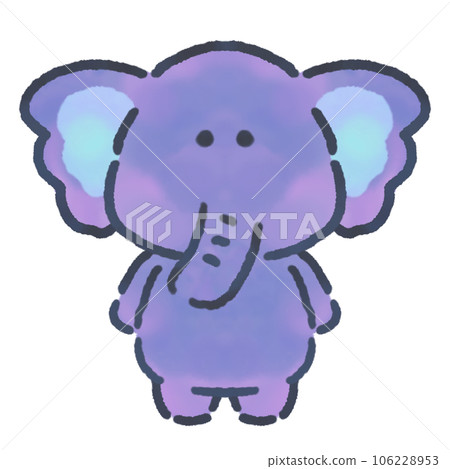 Standing pose_elephant_01 Standing pose_elephant_01 106228953