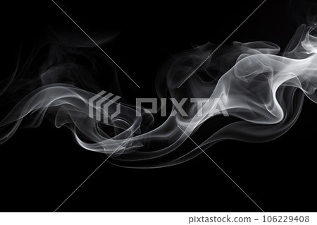 White smoke effect AI-generated image AI image 106229408