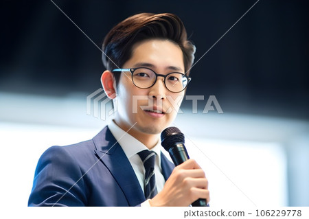 研討會上的男主持人 4 AI 生成的圖像 研討會上的男主持人 4 AI 生成的圖像 106229778
