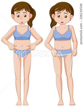 Set of girl with change 106230506