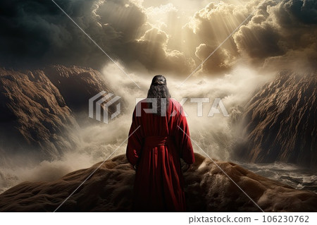 Moses parting red sea Moses parting red sea 106230762