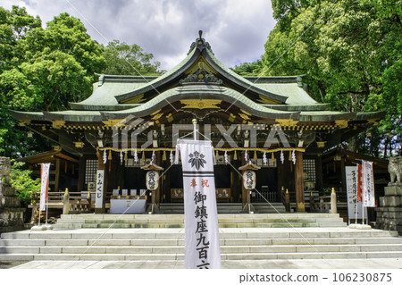 大宮八幡神社，位於東京都杉併區，由源賴朝建造的禮拜殿 106230875