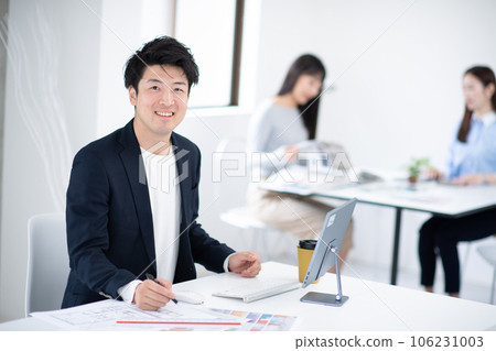 Architect, interior designer, desk work Architect, interior designer, desk work 106231003