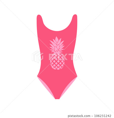 Pink hot sale pineapple swimwear