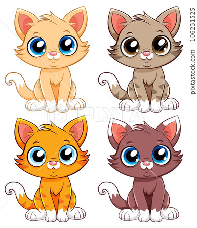 Collection of Cats Vector Collection of Cats Vector 106231525