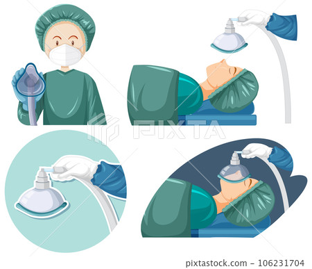 Set of mix anesthesia day Set of mix anesthesia day 106231704
