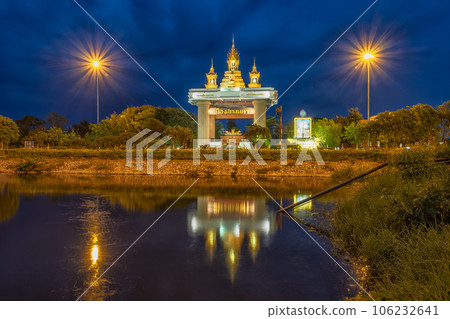 Sakon Nakhon city gate in Thailand Sakon Nakhon city gate in Thailand 106232641