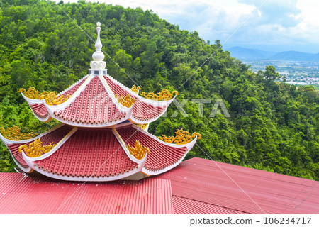View from buddhist pagoda in Vietnam View from buddhist pagoda in Vietnam 106234717