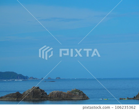 blue sea and sky 106235362