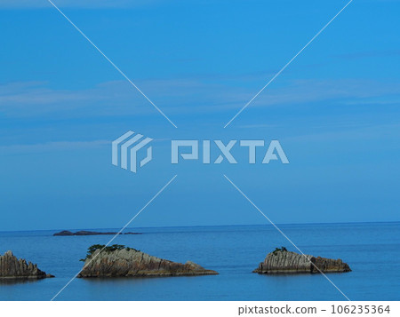 blue sea and sky 106235364