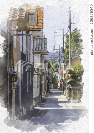 Watercolor-style Wakasa Inn Kuradori Shirakabe Storehouses Wakasa-cho, Yazu-gun, Tottori Prefecture Watercolor-style Wakasa Inn Kuradori Shirakabe Storehouses Wakasa-cho, Yazu-gun, Tottori Prefecture 106236549