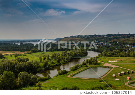 The famous Shishkin ponds in Yelabuga. Tatarstan 106237014