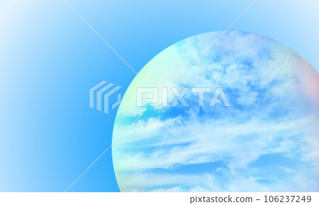 soap bubbles like planets 106237249