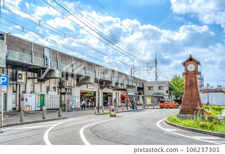 千葉縣船橋市下總中山站的城市景觀 千葉縣船橋市下總中山站的城市景觀 106237301