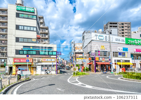 Urban landscape of Funabashi City, Chiba Shimousa Nakayama Station 106237311