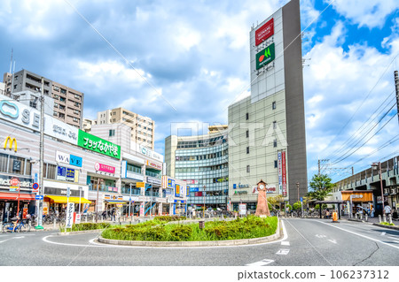 Urban landscape of Funabashi City, Chiba Shimousa Nakayama Station 106237312