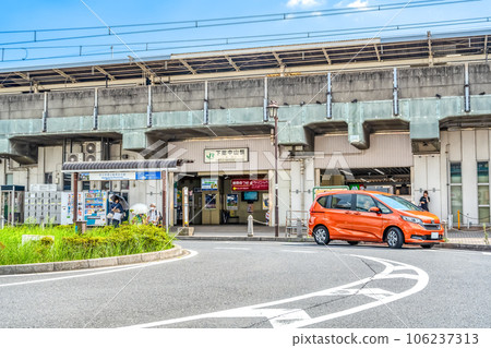 千葉縣船橋市下總中山站的城市景觀 106237313