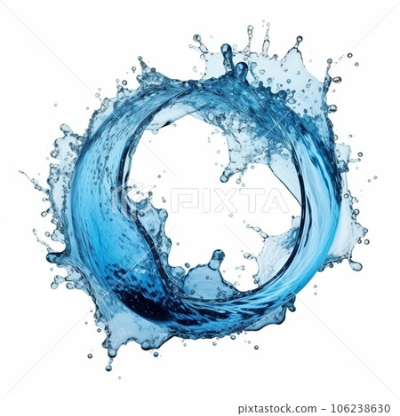 Swirl ring water. 106238630