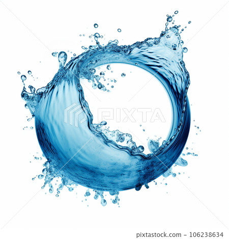 Swirl ring water. 106238634