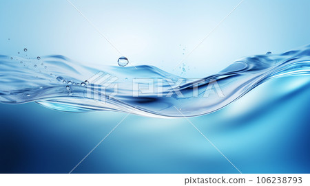 Blue water background 106238793