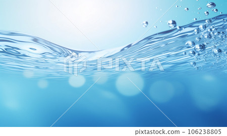 Blue water background 106238805