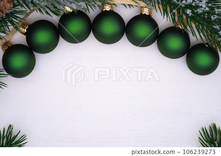 Christmas Background With Baubles Christmas Background With Baubles 106239273