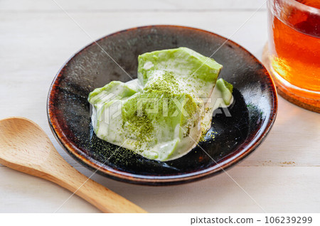 下午茶時間抹茶布丁 106239299