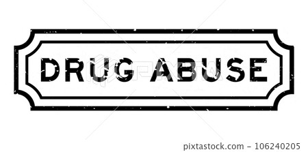 Grunge black drug abuse word rubber seal stamp on white background Grunge black drug abuse word rubber seal stamp on white background 106240205