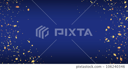 藍色和金色風格的閃閃發光的插圖素材 藍色和金色風格的閃閃發光的插圖素材 106240346