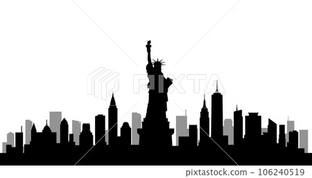 以美國紐約城市風光為背景素材 106240519