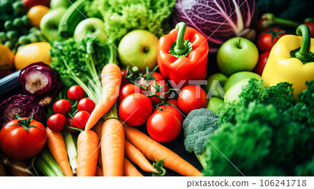 Colorful fresh vegetables (16:9) 106241718