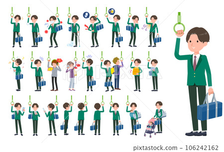 一群穿著西裝外套的男生騎火車 106242162