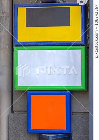 Three Empty Frames 106242567