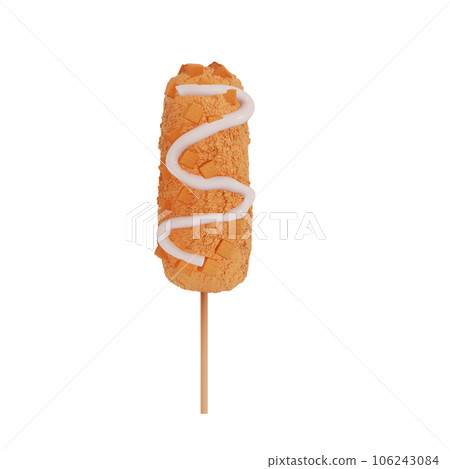 Korean food 3d illustration 106243084