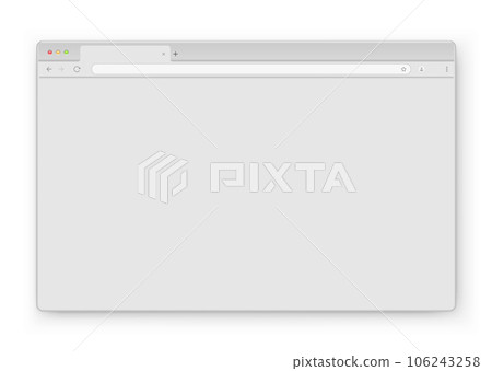 The design of the web browser window in light... - Stock Illustration ...