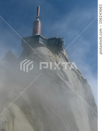 Montblanc Aiguille du Midi Observatory at the summit Montblanc Aiguille du Midi Observatory at the summit 106243663