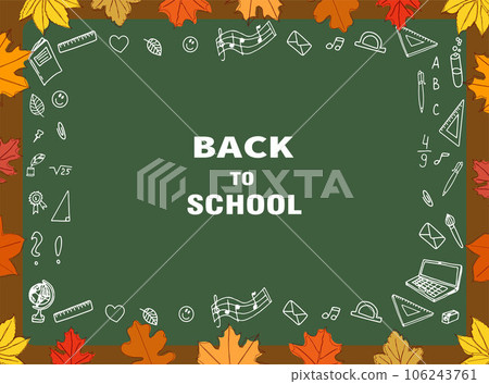Banner background design sketch outline element of education,Template for school.Doodle style. Vector illustration Banner background design sketch outline element of education,Template for school.Doodle style. Vector illustration 106243761