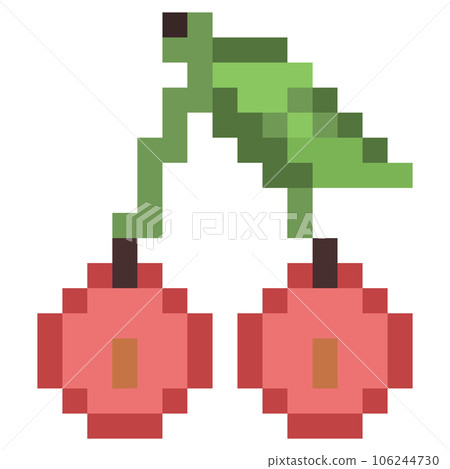 Cherry pixel art  106244730