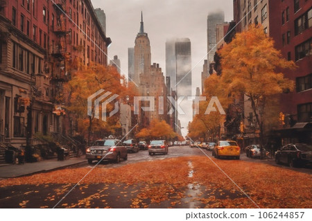 The autumn season in New York City The autumn season in New York City 106244857