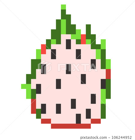 Dragon Fruit Pixel Art Dragon Fruit Pixel Art 106244952