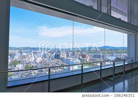 [從山陰神戶銀行總行展望台眺望松江市] 島根縣松江市魚町 106246351